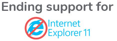 IE11 Support suspended